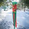 In the Breeze Poinsettia 40 Inch Windsock - Hanging Winter Decoration - Outdoor Holiday décor